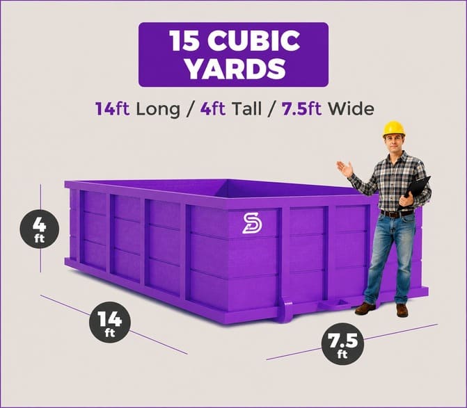 Residential 15 yard dumpster rental san jose ca