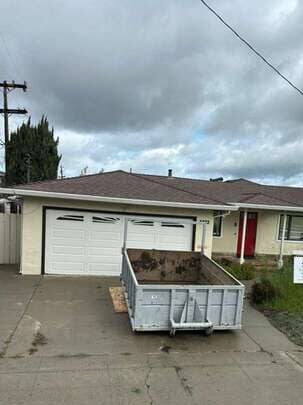 Heavy duty 10 yard clean soil dumpster rental san jose ca